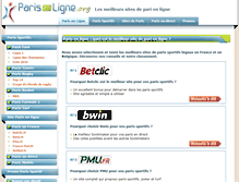 Tablet Screenshot of parisenligne.org